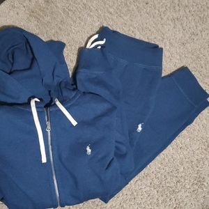 polo blue sweatsuit